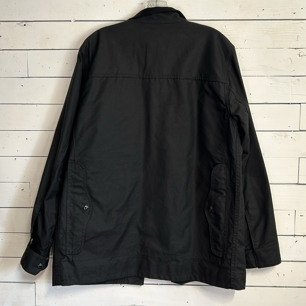 SOLD on EBay-Filson Shelter Cloth Woodland Jacket Black Plaid Lining Made in USA - Picture 6 of 11